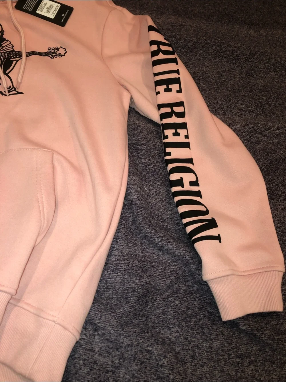 True Religion Pink Buddha Hoodie